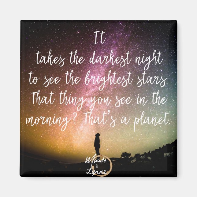 Aimant nocturne le plus sombre (Devant)