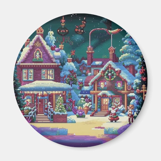 Aimant Noël 4. (Devant)
