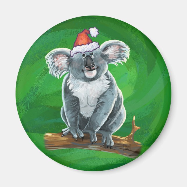 Aimant Noël à Koala Bear (Devant)