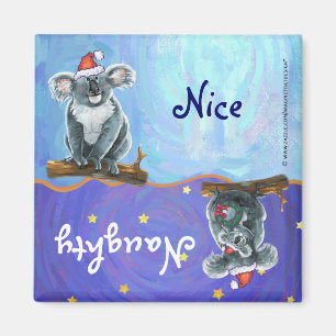 Aimant Noël à Koala Bear