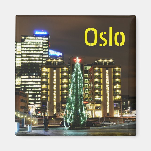 Aimant Noël à Oslo, Norvège (Devant)