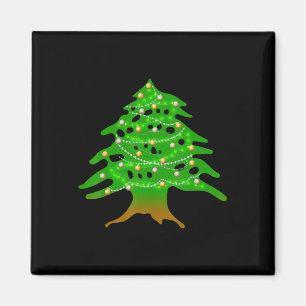 Aimant Noël Arbre Libanais Liban Drapeau Ced de Noël