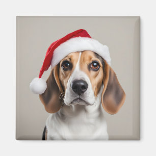 Aimant Noël beagle