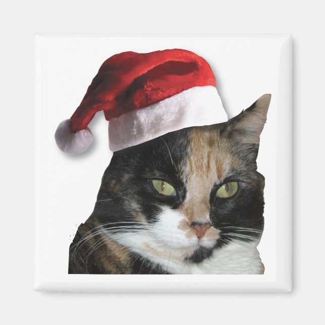 Aimant Noël Calico (Devant)
