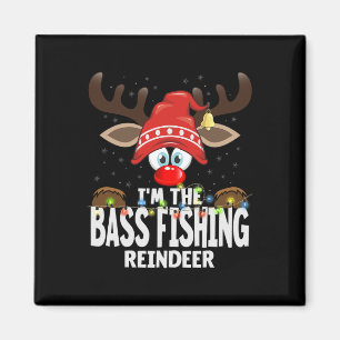 Aimant Noël Correspondant Je Suis Le Renne De Pêche B 