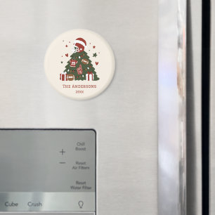 Aimant Noël de football américain personnalisé