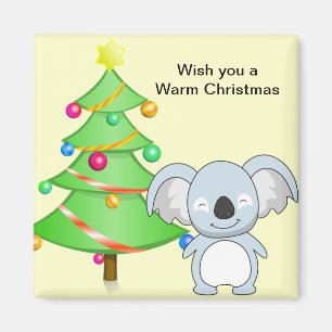 Aimant Noël de koala