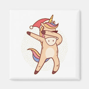Aimant noël de la licorne