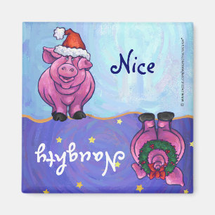 Aimant Noël de porc
