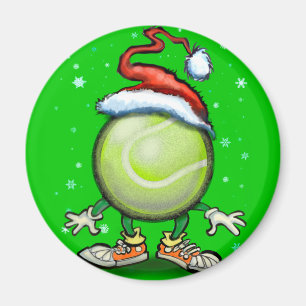 Aimant Noël de tennis