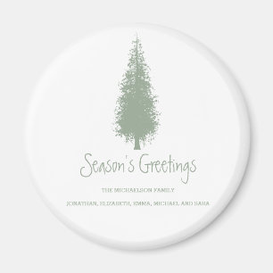 Aimant Noël des arbres boisés