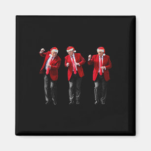 Aimant Noël Donald Trump Président 2024 Dancing Funn