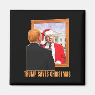 Aimant Noël Donald Trump Président 2024 Trump sauve