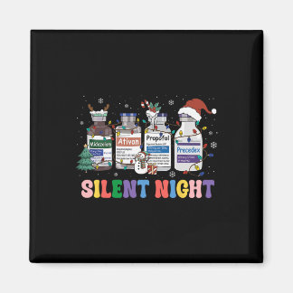 Aimant Noël drôle infirmière médicale Noël Icu Nicu R