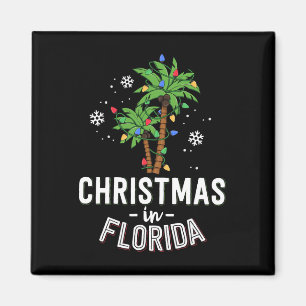 Aimant Noël en Floride Décorez les palmiers Famille Va