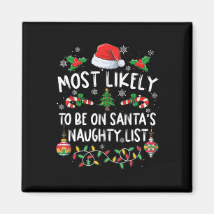 Aimant Noël Familial Le Plus Probable À Père Noël Naug