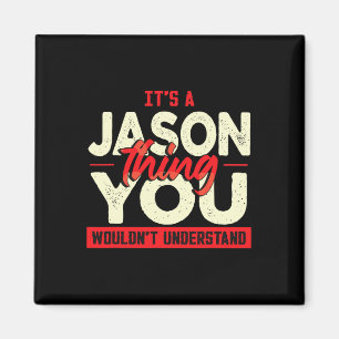 Aimant Noël Fête des pères Anniversaire Nom Jason