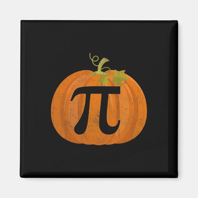Aimant Noël - Fun Math Geek Math Citrouille Pie (Devant)