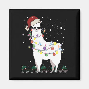 Aimant Noël Llama