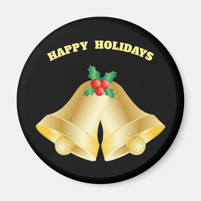 AIMANT NOËL MAGNÉTIQUES, ROND, FAVEURS, STOCKS STUFFERS (Devant)