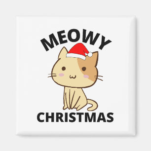 Aimant Noël Meowy