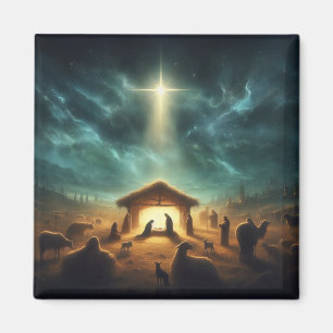 Aimant Noël/Nativité/Jésus
