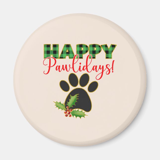 Aimant Noël Pawliday | Joyeux jour férié pour Amoureux de (Devant)