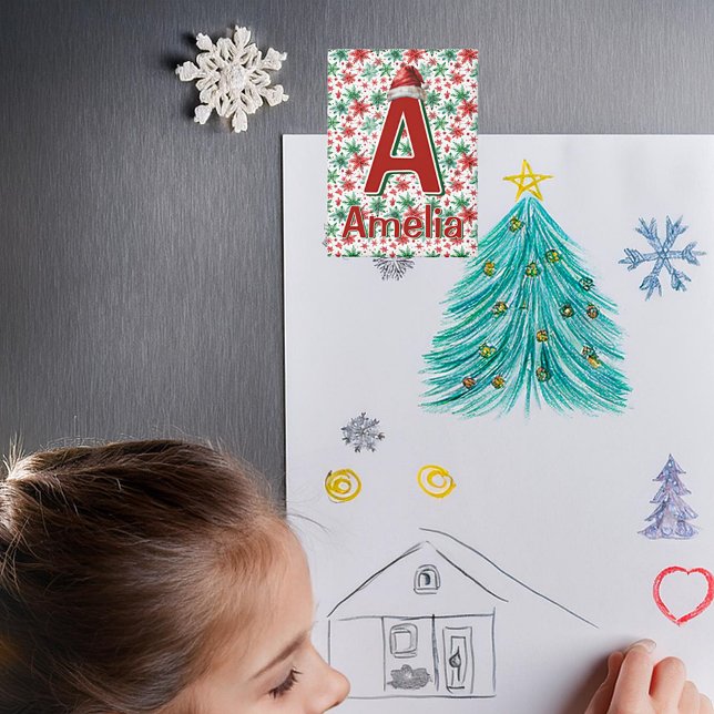 Aimant Noël personnalisé pour enfants  (Créateur téléchargé)