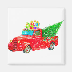 Aimant Noël Retro