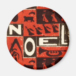 Aimant Noel Rouge