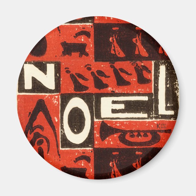 Aimant Noel Rouge (Devant)