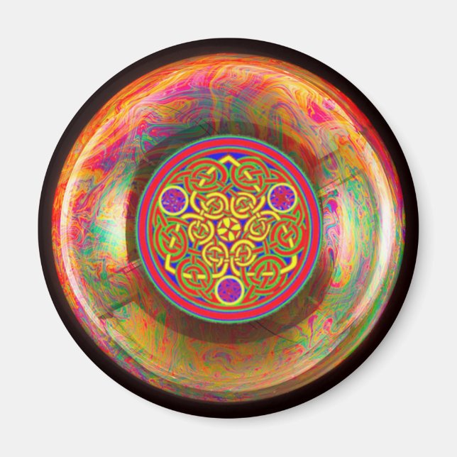 Aimant Noeud celtique mystique (Devant)