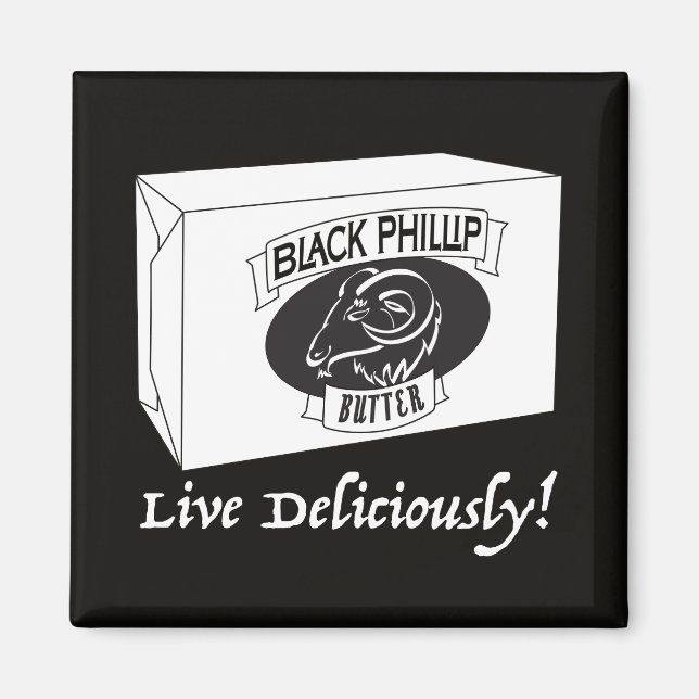 Aimant noir beurre phillip (Devant)