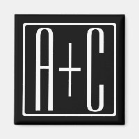 Noir & Blanc | Initiales de couple