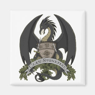 Aimant noir de crête de dragon de Stonefire