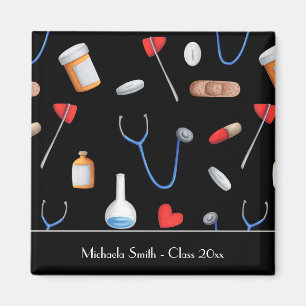 Aimant Noir Docteur Infirmière Favoriser