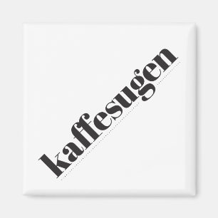 Aimant noir et blanc Kaffesugen