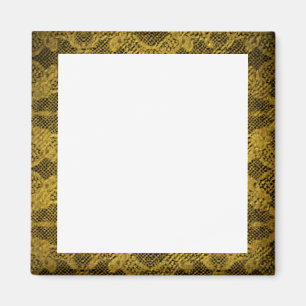 Aimant Noir et cadre de tableau d'or