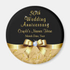 Noir et or, 50e anniversaire de Mariage Faveurs