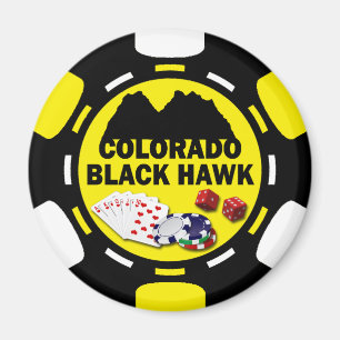 AIMANT NOIR HAWK COLORADO POKER CHIP