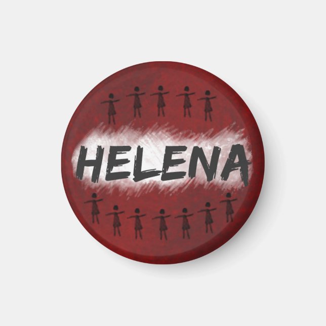 Aimant noir Orphan - Helena (Devant)