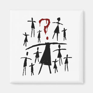 Aimant Noir orphelin   Helena - croquis de clone