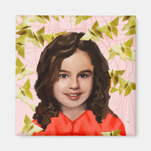 Aimant Noir orphelin   Kira - origami Girly