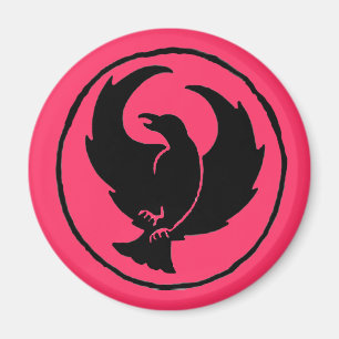 Aimant Noir/rose d'aimant de rallonge coudée