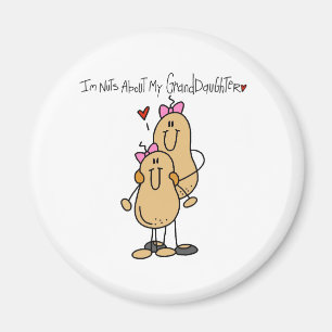 Aimant Noix sur ma petite-fille