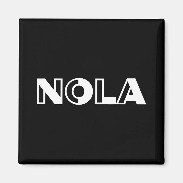 Aimant Nola New Orleans Tee Shirt  (Devant)