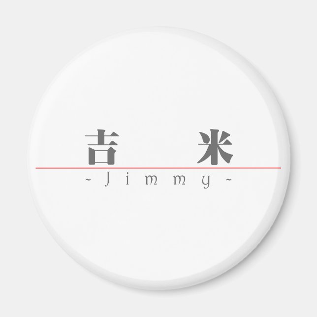 Aimant Nom chinois pour Jimmy 22417_3.pdf (Devant)