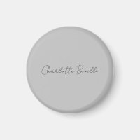 Nom de script manuscrit minimaliste Gris