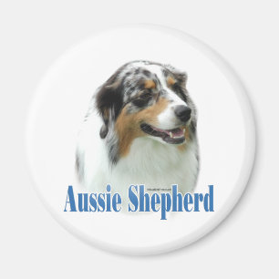 Aimant Nom du berger australien - Customisé