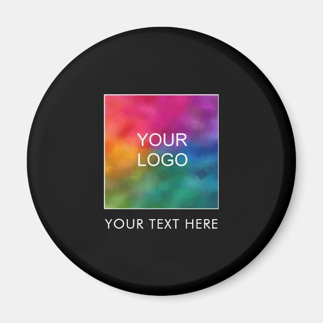 Aimant Nom du membre de l'équipage du logo personnalisé (Devant)